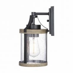 Cheap 🌟 Patriot Lighting® Elegant Home Brooklyn Natural Iron & Distressed Faux Wood Outdoor Wall Light 😀 8 Cheap 🌟 Patriot Lighting® Elegant Home Brooklyn Natural Iron & Distressed Faux Wood Outdoor Wall Light 😀 -Patriot Light Store 3561115 Alt2