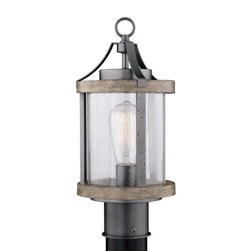 Wholesale ⌛ Patriot Lighting® Elegant Home Brooklyn Natural Iron & Distressed Faux Wood Post Light 🎁 3 Wholesale ⌛ Patriot Lighting® Elegant Home Brooklyn Natural Iron & Distressed Faux Wood Post Light 🎁