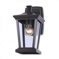 Discount ⭐ Patriot Lighting® Holliday Oil-Rubbed Bronze Outdoor Wall Light ✨