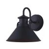 Outlet 💯 Patriot Lighting® Conor Black Outdoor Wall Light 👍 -Patriot Light Store 3561133anglecmyk