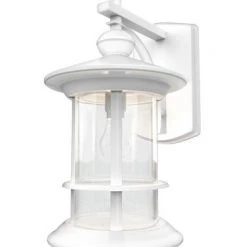 Wholesale ⌛ Patriot Lighting® Treehouse White Outdoor Wall Light ❤️ 17 Wholesale ⌛ Patriot Lighting® Treehouse White Outdoor Wall Light ❤️ -Patriot Light Store 3561162 Treehouse Light Angle