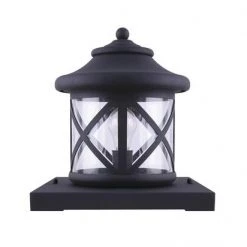 Budget ⌛ Patriot Lighting® Sonoma Black Outdoor Post Light ⭐ 8 Budget ⌛ Patriot Lighting® Sonoma Black Outdoor Post Light ⭐ -Patriot Light Store 3561166 back