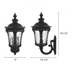 Cheapest 🛒 Patriot Lighting® Tomek Black Outdoor Wall Light 🎉 16 Cheapest 🛒 Patriot Lighting® Tomek Black Outdoor Wall Light 🎉 -Patriot Light Store 3561179 Alt6