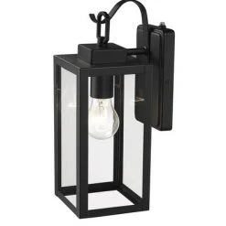 Deals 🤩 Patriot Lighting® Reanne Matte Black Dust To Dawn Outdoor Wall Light 😍 -Patriot Light Store 3561198 P ALT4