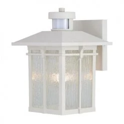 Coupon ✨ Patriot Lighting® Wren White Outdoor Motion Sensing Wall Light ✨ -Patriot Light Store 3561223 Alt1
