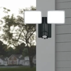 Cheap ✨ Patriot Lighting® Black LED Dual Head Plug-in Motion Sensor Outdoor Security Flood Light 🤩 15 Cheap ✨ Patriot Lighting® Black LED Dual Head Plug-in Motion Sensor Outdoor Security Flood Light 🤩 -Patriot Light Store 3562471 Alt6new