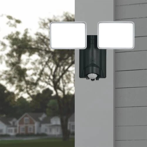 Cheap ✨ Patriot Lighting® Black LED Dual Head Plug-in Motion Sensor Outdoor Security Flood Light 🤩 9 Cheap ✨ Patriot Lighting® Black LED Dual Head Plug-in Motion Sensor Outdoor Security Flood Light 🤩 - Image 7