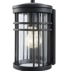 Promo ⭐ Patriot Lighting® Abrham Black LED Outdoor Wall Light ✨