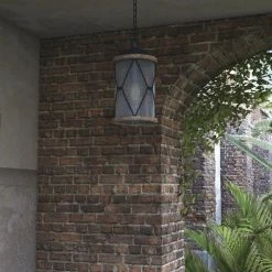 Wholesale ✨ Patriot Lighting® Elegant Home Bodhi Black & Replica Wood Outdoor Pendant Light ✨ -Patriot Light Store 3563823 Alt4