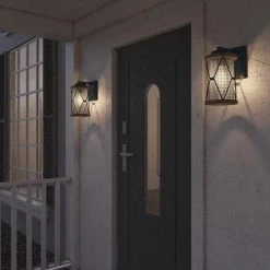 Best Pirce ✔️ Patriot Lighting® Elegant Home Bodhi Black & Replica Wood Outdoor Wall Light 💯 -Patriot Light Store 3563824 Alt4