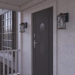 Best Pirce ✔️ Patriot Lighting® Elegant Home Bodhi Black & Replica Wood Outdoor Wall Light 💯 -Patriot Light Store 3563824 Alt5