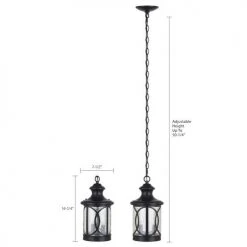 Hot Sale ❤️ Patriot Lighting® Sterling 14-1/4" Forged Bronze Outdoor Pendant Light 👏 12 Hot Sale ❤️ Patriot Lighting® Sterling 14-1/4" Forged Bronze Outdoor Pendant Light 👏 -Patriot Light Store 3564825 Alt4