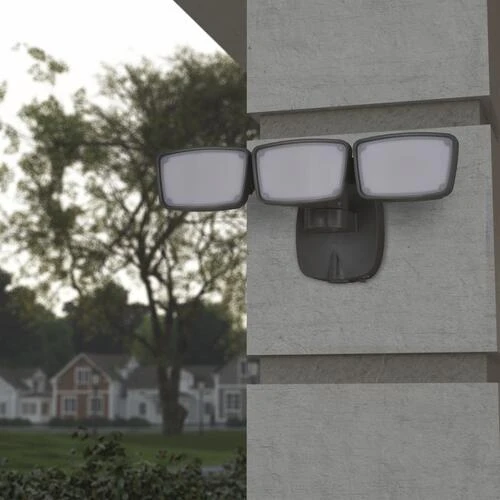 Promo 😀 Patriot Lighting® Dualux Bronze LED Triple Head Outdoor Security Flood Light 💯 9 Promo 😀 Patriot Lighting® Dualux Bronze LED Triple Head Outdoor Security Flood Light 💯 - Image 7