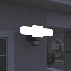 Brand new ✨ Patriot Lighting® Dualux Bronze LED 4-Head Motion Sensor Outdoor Security Flood Light 🧨 -Patriot Light Store 3569447 Alt7