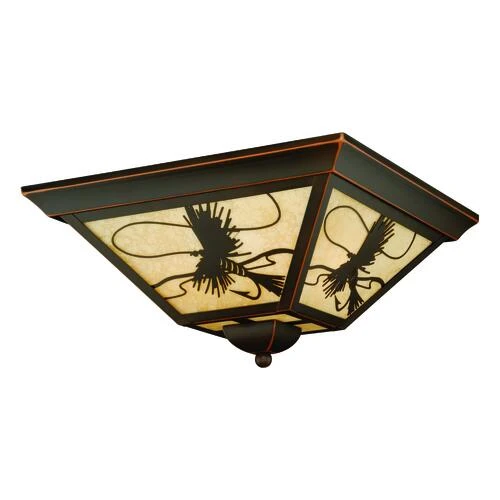 Best Sale 😉 Patriot Lighting® Fly Fish Burnished Bronze Outdoor Flush Mount Ceiling Light 💯 3 Best Sale 😉 Patriot Lighting® Fly Fish Burnished Bronze Outdoor Flush Mount Ceiling Light 💯