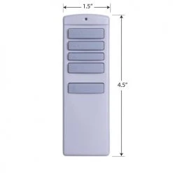 Hot Sale ❤️ Patriot Lighting® Universal 3-Speed Remote Control 🌟 -Patriot Light Store 3635811 Remote With Measurements