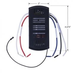 Hot Sale ❤️ Patriot Lighting® Universal 3-Speed Remote Control 🌟 -Patriot Light Store 3635811 Transmitter With Measurements