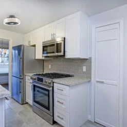 Outlet 🎉 Patriot Lighting™ Swank 16" Gray Indoor Integrated LED Fandelier ⭐ -Patriot Light Store 37591MNDC SC