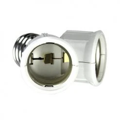 Outlet 🌟 Patriot Lighting® Socket Adapter White 🔥