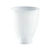 Best Pirce 🎉 Patriot Lighting® White Frosted Pleats Bell Replacement Glass With 2-1/4" Fitter 🤩 -Patriot Light Store 81094