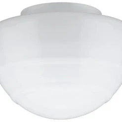 Best Sale 🛒 Patriot Lighting® White Mushroom Replacement Glass With 4" Fitter 🌟