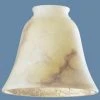 Hot Sale ⭐ Patriot Lighting® Brown Marble Bell Replacement Glass With 2-1/4" Fitter ⌛ -Patriot Light Store 81422