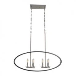 Best reviews of 🎁 Patriot Lighting Elegant Home Patriot Lighting® Elegant Home Della Black And Brushed Nickel 8 Light Island Light 🌟 -Patriot Light Store 82264 2