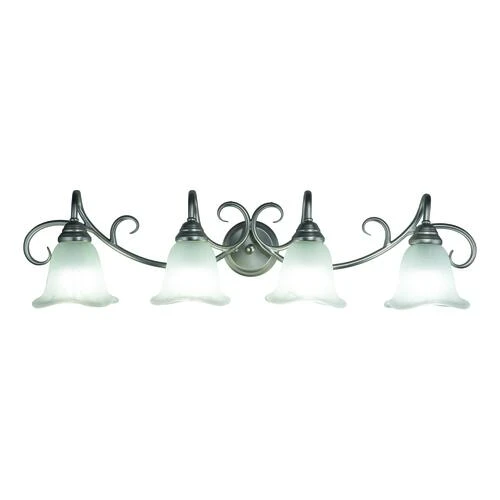 Flash Sale 👍 Patriot Lighting® Bella Brushed Nickel 4 Light Vanity Light ❤️ 3 Flash Sale 👍 Patriot Lighting® Bella Brushed Nickel 4 Light Vanity Light ❤️
