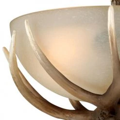 Brand new 😀 Patriot Lighting® Yoho Black Walnut Antler Semi-Flush Mount Ceiling Light ✨ 8 Brand new 😀 Patriot Lighting® Yoho Black Walnut Antler Semi-Flush Mount Ceiling Light ✨ -Patriot Light Store C0014 2