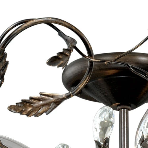 New ✔️ Patriot Lighting® Jardin Bronze Semi-Flush Mount Ceiling Light 🌟 4 New ✔️ Patriot Lighting® Jardin Bronze Semi-Flush Mount Ceiling Light 🌟 - Image 2