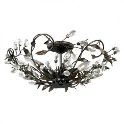 New ✔️ Patriot Lighting® Jardin Bronze Semi-Flush Mount Ceiling Light 🌟