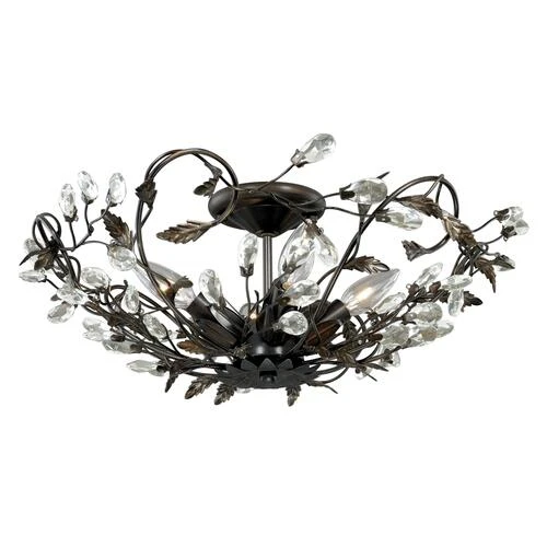 New ✔️ Patriot Lighting® Jardin Bronze Semi-Flush Mount Ceiling Light 🌟 3 New ✔️ Patriot Lighting® Jardin Bronze Semi-Flush Mount Ceiling Light 🌟
