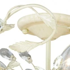 Cheap ❤️ Patriot Lighting® Jardin French Cream Semi-Flush Mount Ceiling Light 🔔 -Patriot Light Store C0024 1