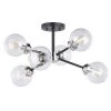 Cheap 👏 Patriot Lighting® Orbit Oil Rubbed Bronze 6 Light Semi-Flush Mount Ceiling Light ✨ -Patriot Light Store C0132