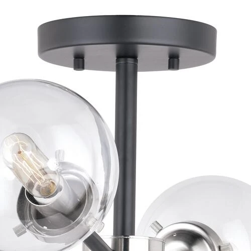 Coupon ⌛ Patriot Lighting® Orbit Satin Nickel 4 Light Semi-Flush Mount Ceiling Light 😍 4 Coupon ⌛ Patriot Lighting® Orbit Satin Nickel 4 Light Semi-Flush Mount Ceiling Light 😍 - Image 2