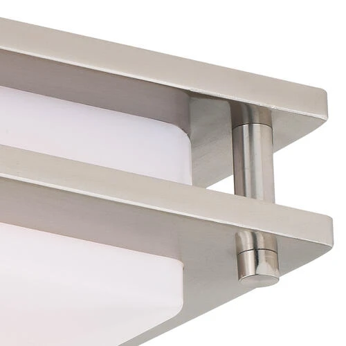 Flash Sale 😀 Patriot Lighting® Horizon Satin Nickel Flush Mount Ceiling Light 👍 6 Flash Sale 😀 Patriot Lighting® Horizon Satin Nickel Flush Mount Ceiling Light 👍 - Image 4