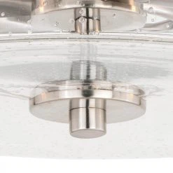 Buy 💯 Patriot Lighting® Addison Satin Nickel Semi-Flush Mount Ceiling Light 👏 -Patriot Light Store C0170 4