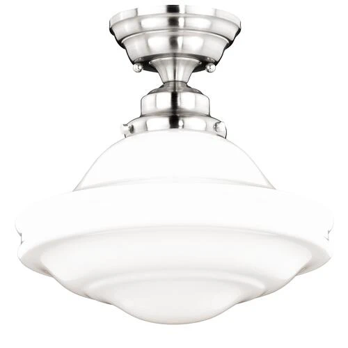 Buy 😍 Patriot Lighting® Huntley Satin Nickel Semi-Flush Mount Ceiling Light ⭐ 3 Buy 😍 Patriot Lighting® Huntley Satin Nickel Semi-Flush Mount Ceiling Light ⭐