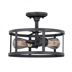 Best Pirce 🌟 Patriot Lighting® Akron Oil Rubbed Bronze Semi-Flush Mount Ceiling Light 😀 -Patriot Light Store C0186 1