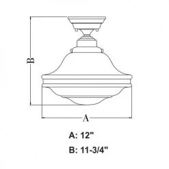 Best Sale ⭐ Patriot Lighting® Huntley Satin Nickel Semi-Flush Mount Ceiling Light 👍 13 Best Sale ⭐ Patriot Lighting® Huntley Satin Nickel Semi-Flush Mount Ceiling Light 👍 -Patriot Light Store C0197 DWG