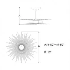 Best reviews of 👏 Patriot Lighting® Nikko Gold Semi-Flush Mount Ceiling Light 🛒 -Patriot Light Store C0227 DWG