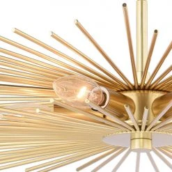Discount 🎉 Patriot Lighting® Nikko Gold Semi-Flush Mount Ceiling Light ✨ 10 Discount 🎉 Patriot Lighting® Nikko Gold Semi-Flush Mount Ceiling Light ✨ -Patriot Light Store C0228 2