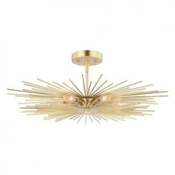 Discount 🎉 Patriot Lighting® Nikko Gold Semi-Flush Mount Ceiling Light ✨