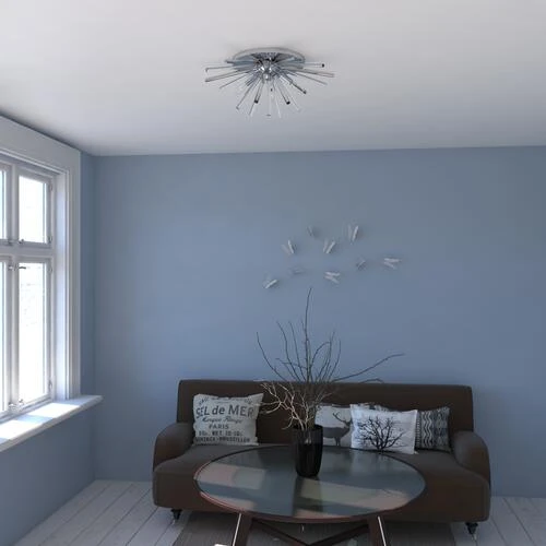 Cheap 🌟 Patriot Lighting® Aria Chrome Flush Mount Ceiling Light 🧨 7 Cheap 🌟 Patriot Lighting® Aria Chrome Flush Mount Ceiling Light 🧨 - Image 5