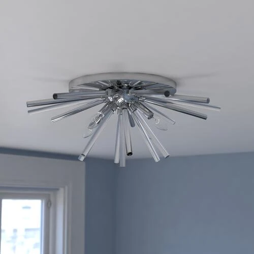 Cheap 🌟 Patriot Lighting® Aria Chrome Flush Mount Ceiling Light 🧨 8 Cheap 🌟 Patriot Lighting® Aria Chrome Flush Mount Ceiling Light 🧨 - Image 6