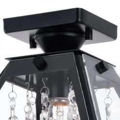 Cheap ⭐ Patriot Lighting® Tremont Matte Black Semi-Flush Mount Ceiling Light 👍 -Patriot Light Store C0240 2