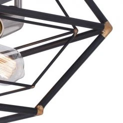 Budget 😍 Patriot Lighting® Bartlett Oil Rubbed Bronze 3 Light Flush Mount Ceiling Light 👍 9 Budget 😍 Patriot Lighting® Bartlett Oil Rubbed Bronze 3 Light Flush Mount Ceiling Light 👍 -Patriot Light Store C0241 1