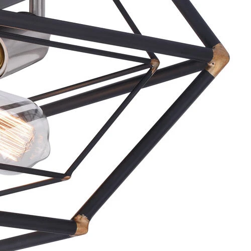 Budget 😍 Patriot Lighting® Bartlett Oil Rubbed Bronze 3 Light Flush Mount Ceiling Light 👍 4 Budget 😍 Patriot Lighting® Bartlett Oil Rubbed Bronze 3 Light Flush Mount Ceiling Light 👍 - Image 2