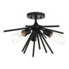 Discount ⭐ Patriot Lighting® Estelle Matte Black 3 Light Semi-Flush Mount Ceiling Light ✔️ 1 Discount ⭐ Patriot Lighting® Estelle Matte Black 3 Light Semi-Flush Mount Ceiling Light ✔️ -Patriot Light Store C0249