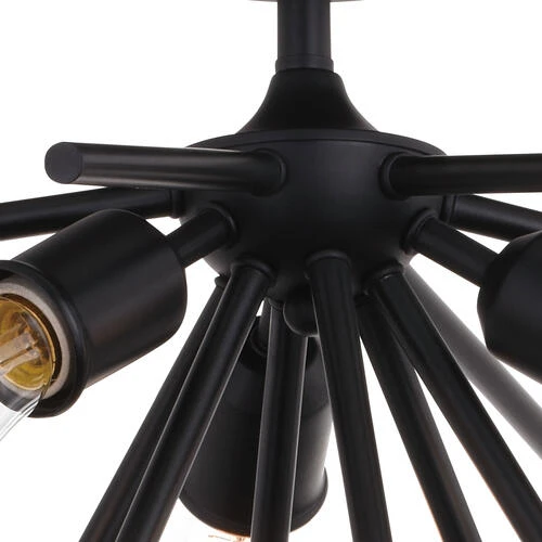 Discount ⭐ Patriot Lighting® Estelle Matte Black 3 Light Semi-Flush Mount Ceiling Light ✔️ 5 Discount ⭐ Patriot Lighting® Estelle Matte Black 3 Light Semi-Flush Mount Ceiling Light ✔️ - Image 3
